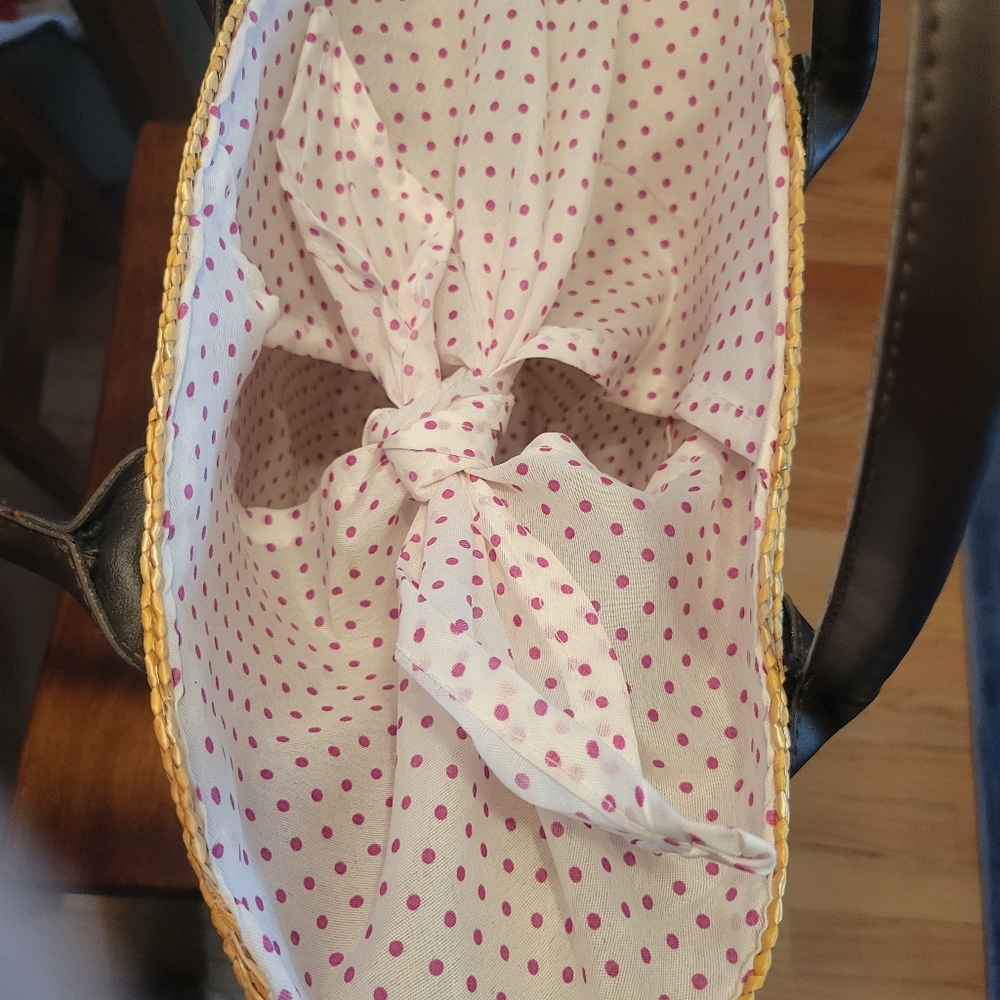 🦚 Straw purse/ Tote - Picture 3 of 6